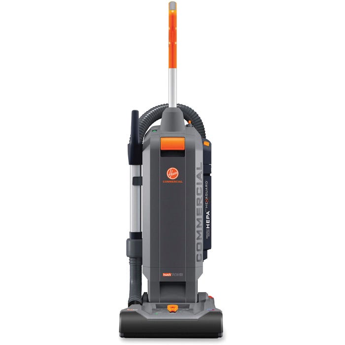 Hoover HushTone 13Plus Upright Vacuum, Gray