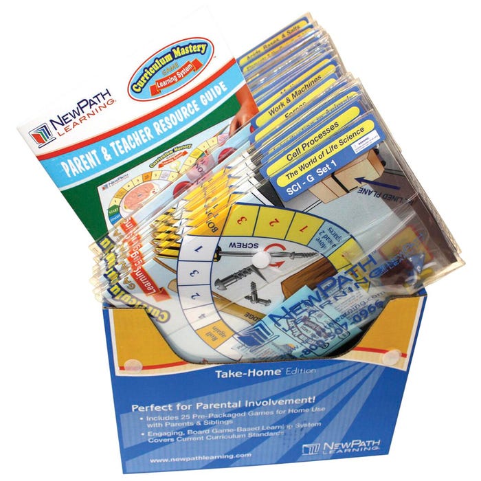 NewPath Learning Science Curriculum Mastery Games Take Home Edition, Grade 8