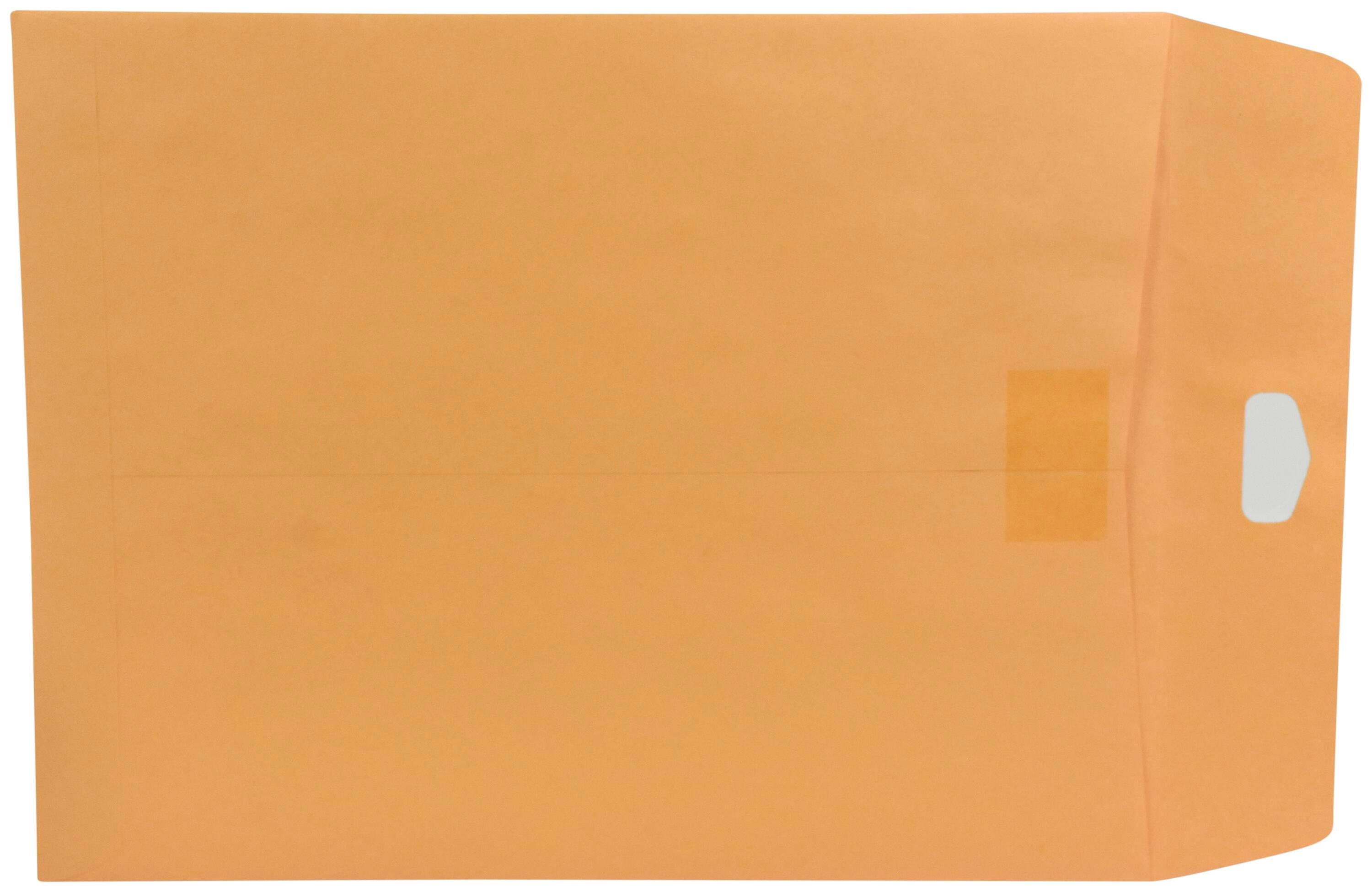 School Smart Multi Tak Clasp Envelopes, 10 x 13 Inches, Kraft Brown, Box of 100 2044621