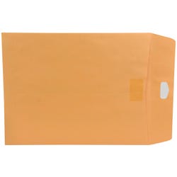 Image for School Smart Multi Tak Clasp Envelopes, 10 x 13 Inches, Kraft Brown, Box of 100 from School Specialty