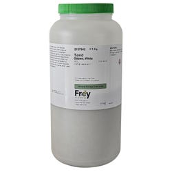 Frey Scientific Fine White Ottawa Sand, 2-1/2 Kilograms, Lab Grade