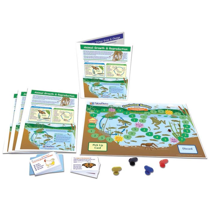 NewPath Learning Animal Growth & Reproduction Learning Center Game, Grades 3 to 5