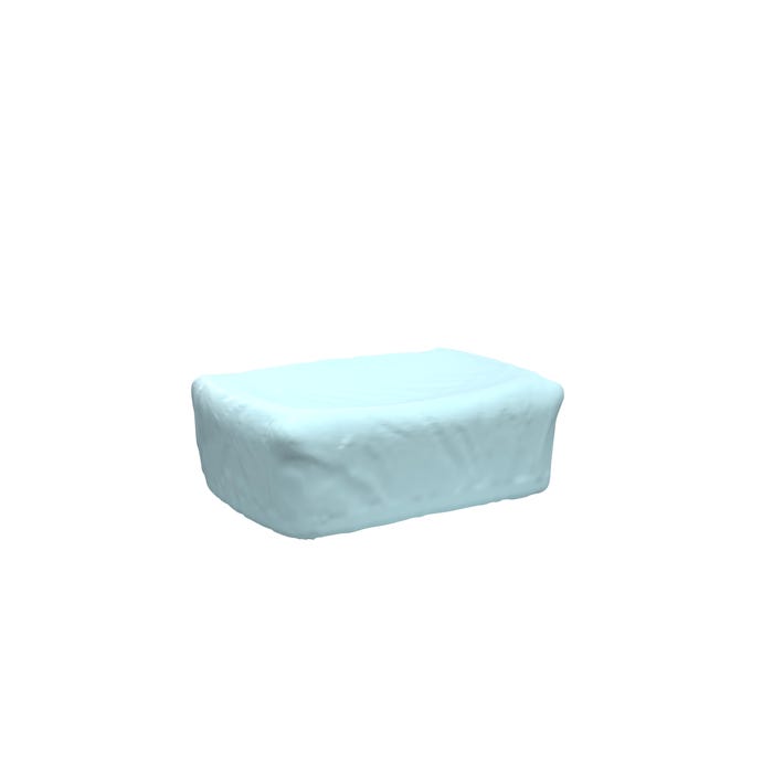 Snoezelen Musical Positioning Cushion, 53 x 37 x 23-1/2 Inches, Ice Blue