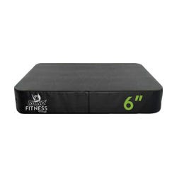 Champion Sports Foam Plyo Box, 6 Inch Height, Black, Item Number 2096722