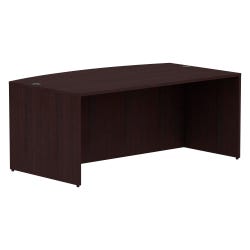 Image for Classroom Select Laminate Bow Front Desk Shell, 70-7/8 x 41-3/8 x 29-1/2 Inches, Espresso from School Specialty