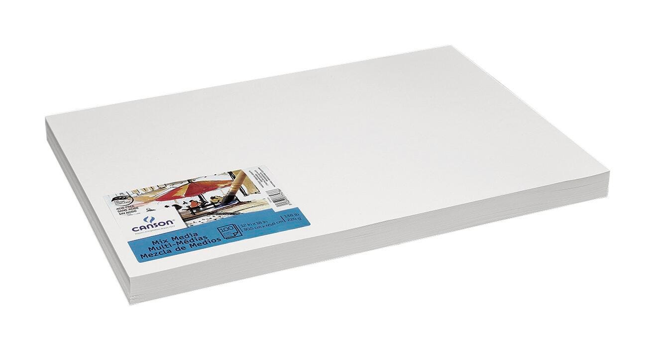 Canson® Artist Series Mixed Media Paper - 100 Sheets - 12 in. x 18 in. - 138 lb. 2218185