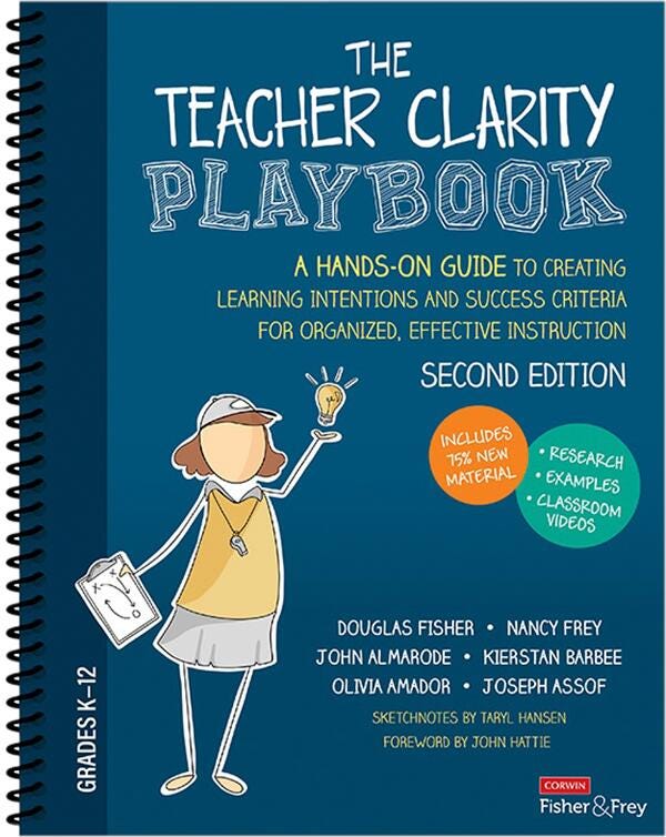 Corwin Press The Teacher Clarity Playbook, Grades K-12