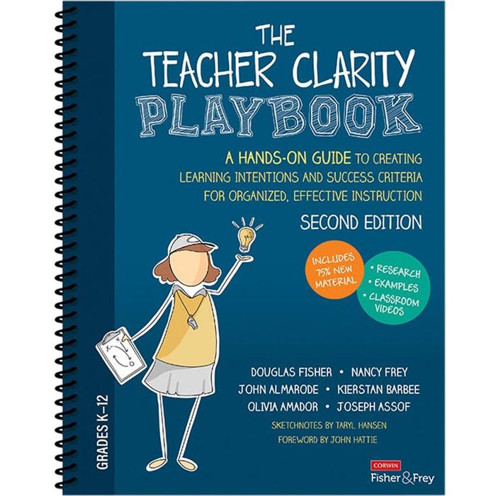 Corwin Press The Teacher Clarity Playbook, Grades K-12