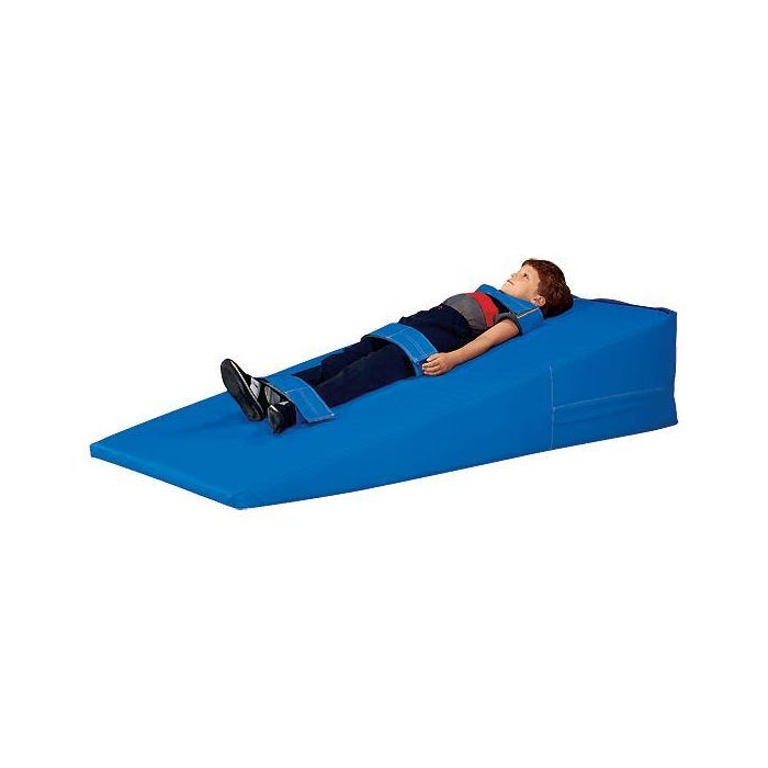 FlagHouse 3 Strap Rehab Wedge, 72 x 36 x 16 Inches, Blue