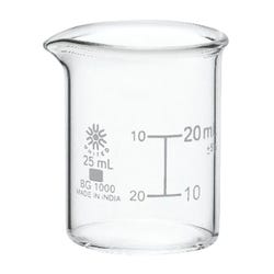 United Scientific Beakers, Low Form, Borosilicate Glass, 25ml 2089943