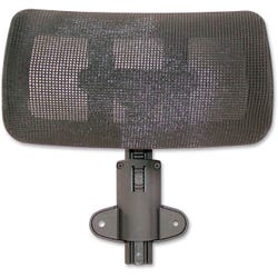 Lorell High-Back Chair Mesh Headrest, 11-3/4 x 12-5/8 x 6-1/4 Inches, Black