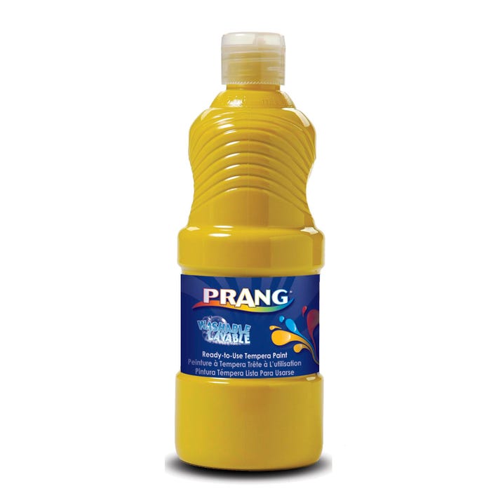 Prang Ready-to-Use Washable Tempera Paint, Quart, Yellow