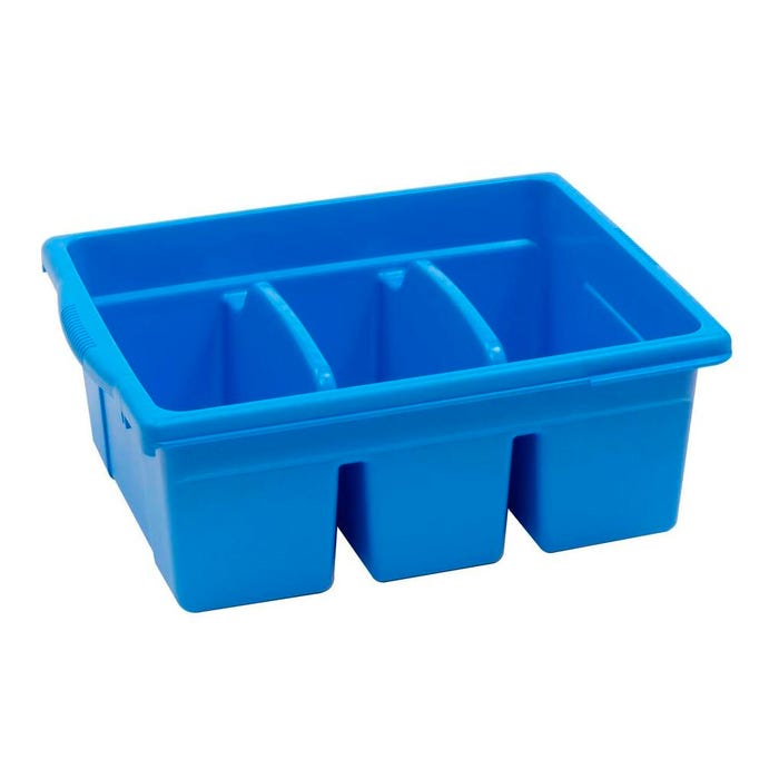 Copernicus Tote Royal Divided Tub, 12-1/2 x 15-3/4 x 6 Inches, Blue