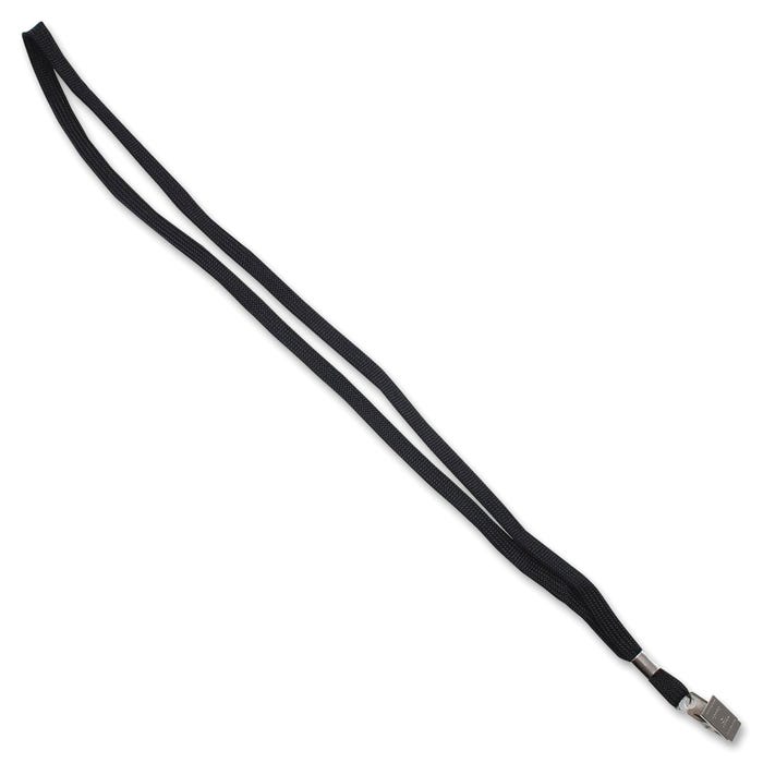 Advantus Lanyards w/ Badge Clip, Breakaway FTR, 36 Inches, Pack of 24, Black