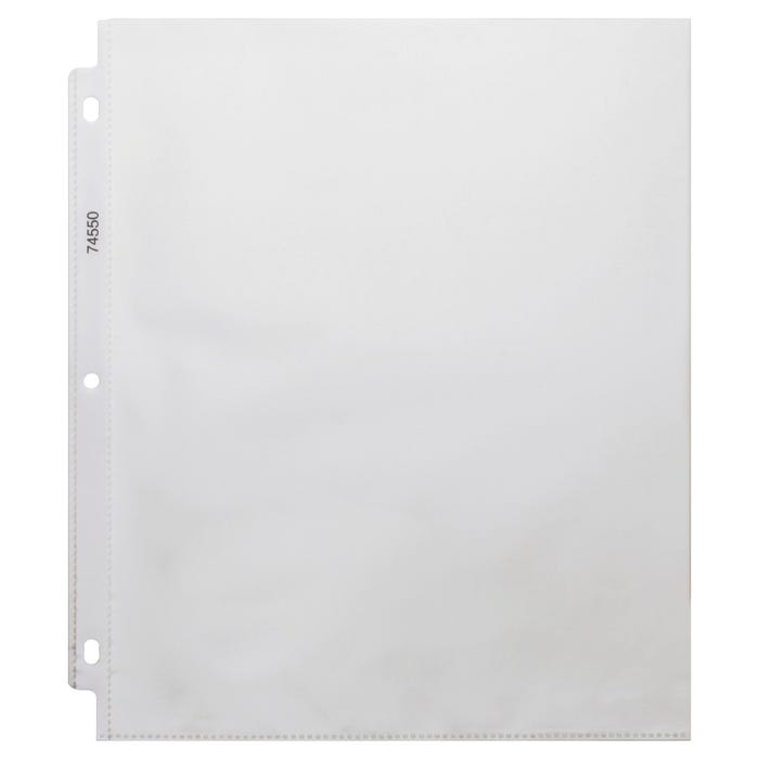 Business Source Sheet Protectors, Heavyweight, 3.3 Mil, Clear, Pack of 100