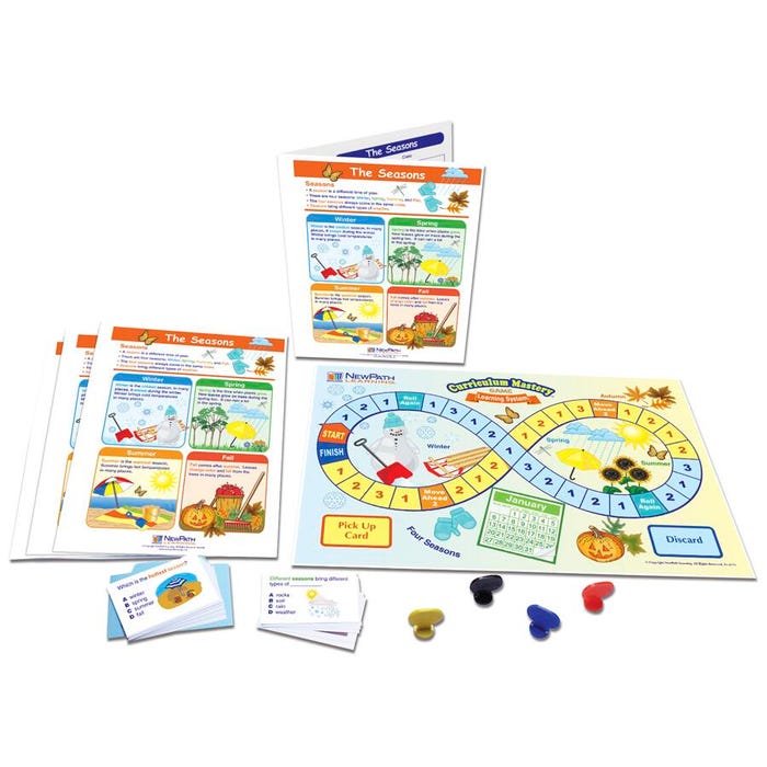NewPath Learning The Seasons Learning Center Game, Grades 1 to 2