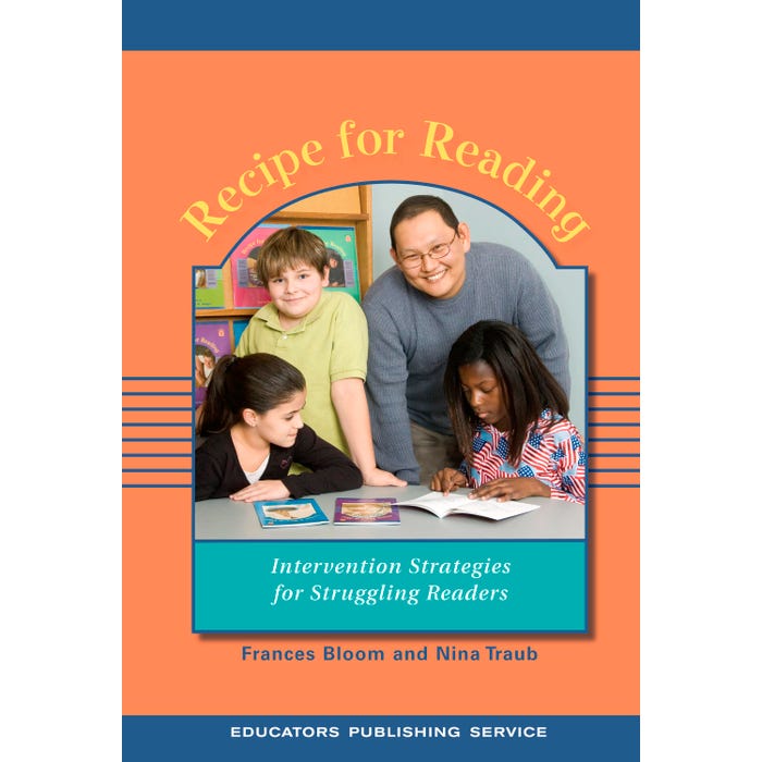 Recipe For Reading Intervention Strategies For Struggling Readers Manual
