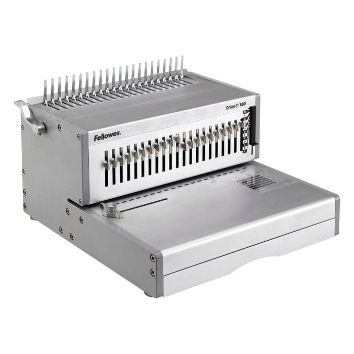 Fellowes Orion E 500 Electric Comb Binding Machine, 2 Inch Comb, Binds up to 500 Sheets, Punches 30 Sheets
