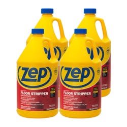 Zep Heavy-Duty Floor Stripper Concentrate, 128 Fluid Ounces, Blue, Carton of 4, Item Number 2050572