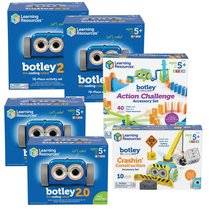 Learning Resources Botley 2.0 the Coding Robot Classroom Bundle