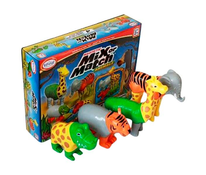 Popular Playthings Mix or Match Animals, Jungle Animals, Set of 16, Item 2024292