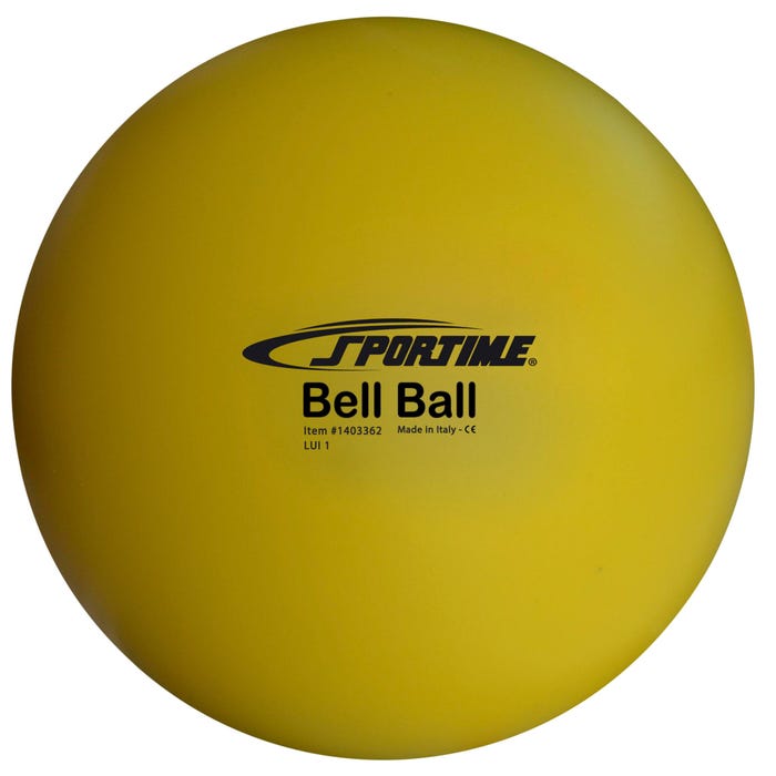 Sportime SuperSafe Bell Ball, 5-1/2 Inches, Yellow