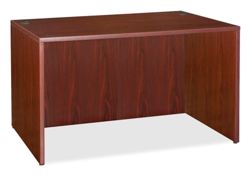 Classroom Select Laminate Rectangular Credenza Desk Shell, 47-1/4 x 23-5/8 x 29-1/2 Inches, Mahogany 1563869