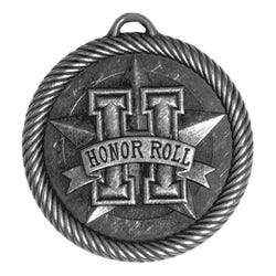 PDU CAT Multi-Level Dovetail/Honor Roll Value Medal, 2 Inches, Solid Die Cast, Silver