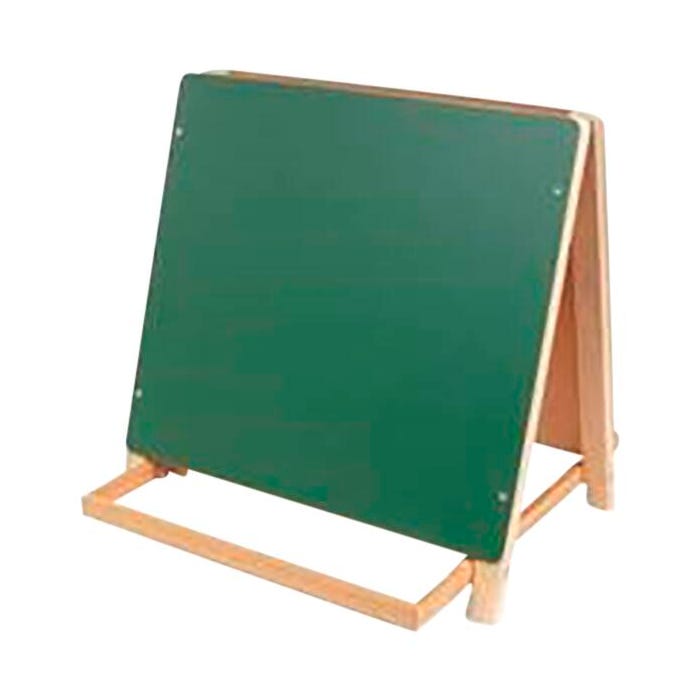 Crestline 3-Way Table Top Easel, 18 x 18 x 18-1/2 Inches, Green Chalk/White Dry Erase