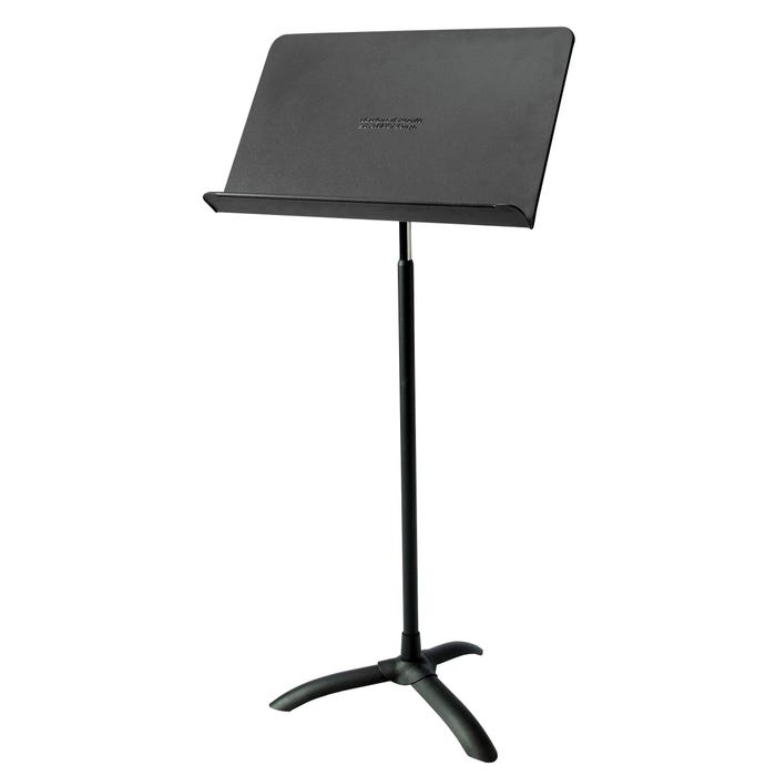 National Public Seating Melody Music Stand, 20-1/2 x 12-3/4 x 24 to 46 Inches, Black