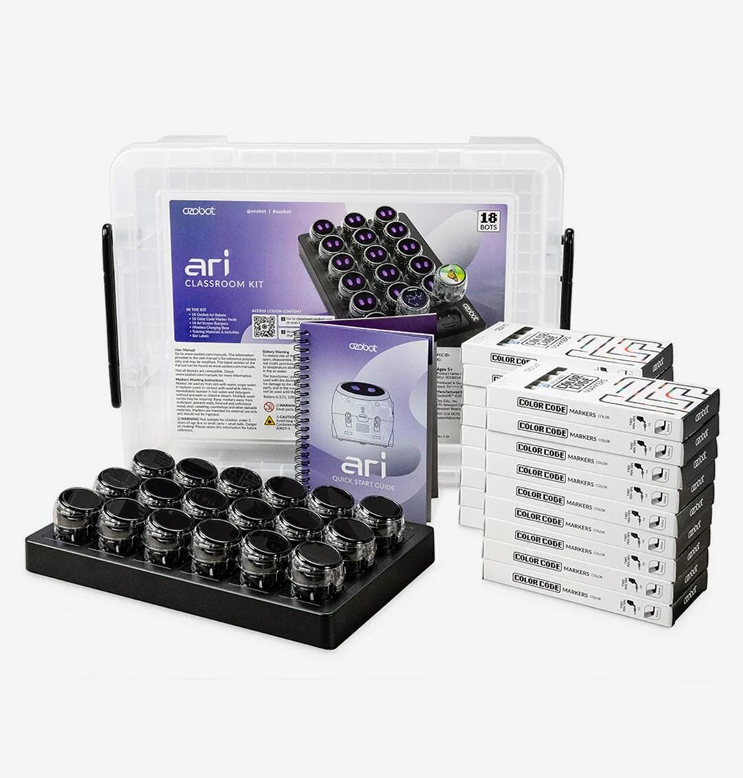 Ozobot Ari Classroom Kit, Pack of 18 2153715