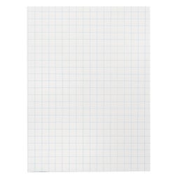School Smart Graph Paper, 1/2 Inch Rule, 9 x 12 Inches, White, 500 Sheets 085475