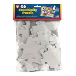 Image for Hygloss Compoz-A-Puzzle Community Puzzle, 18-3/4 x 26-1/2 Inches, 48 Pieces from School Specialty