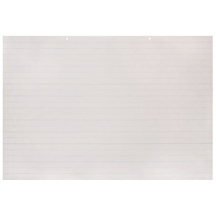 School Smart Primary Newsprint Paper, Long Way Ruled, 36 x 24 Inches, 100 Sheets