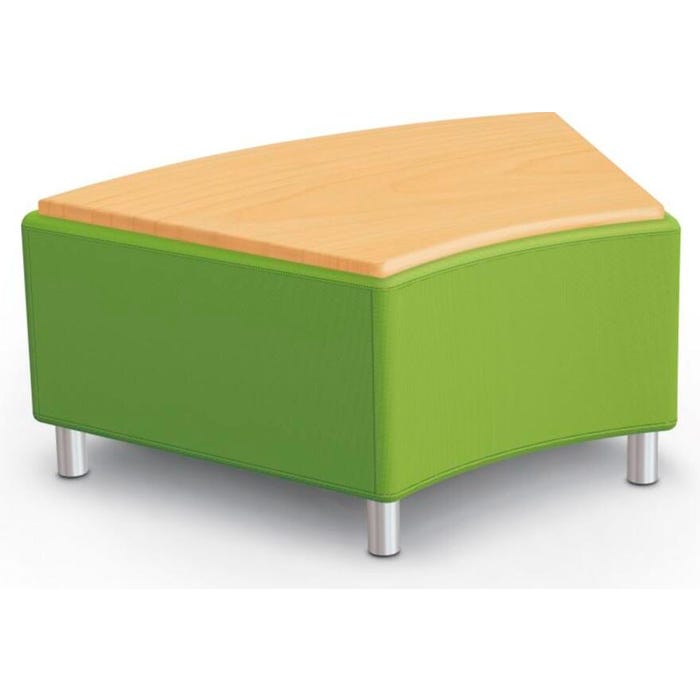MooreCo Soft Seating 45 Degree Laminate Top Wedge Bench, 45 x 29-1/2 x 16 Inches