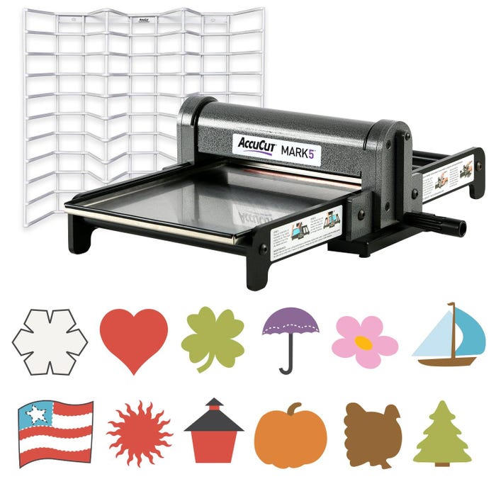 AccuCut Mark 5 Calendar Starter Set #2, 4 to 5 Inches, Set of 12