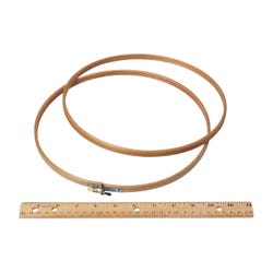 Wood Embroidery Hoop with Round Edges, 10 inch