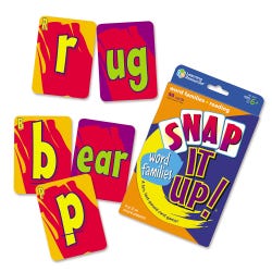 Learning Reorouses Snap It Up! Phonics Word Families