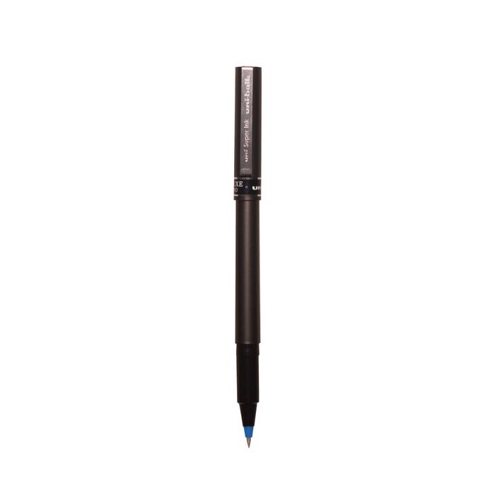 uniball Deluxe Roller Ball Stick Pen, 0.5 mm Micro Tip, Blue Ink