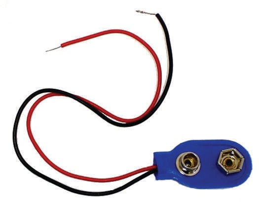United Scientific Plastic Battery Holder, 9V Leads Only