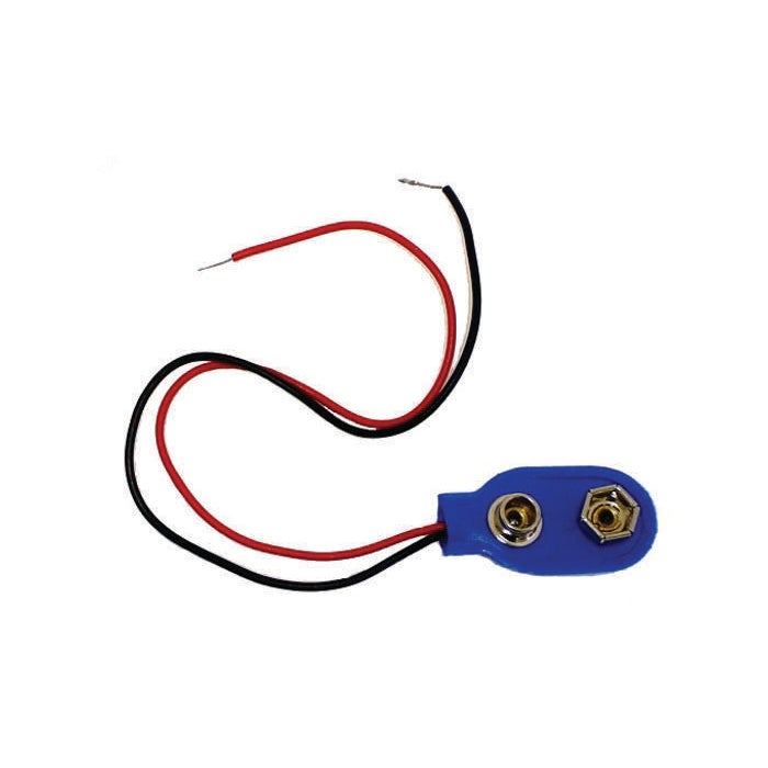 United Scientific Plastic Battery Holder, 9V Leads Only