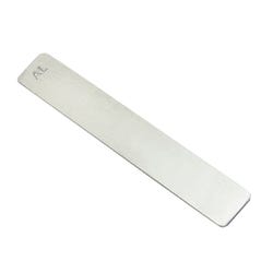 Frey Scientific Flat Electrode Strip, 5 x 3/4 x 3/64 Inches, Aluminum, Item Number 1296261