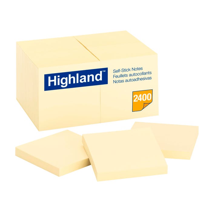 Highland Notes, 3 x 3 Inches, 24 Pads per Pack, 100 Sheets per Pad