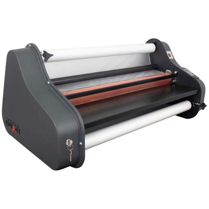 School Smart Deluxe Laminator, Key Lock & LED Display, 27 Inches