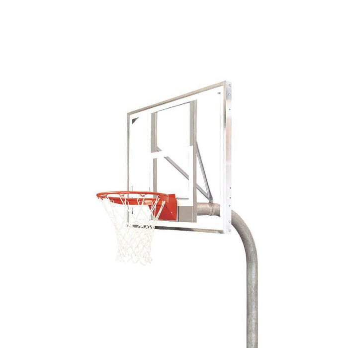 Bison Gooseneck Heavy Duty Polycarbonate Rectangle Playground Basketball System, 4-1/2 Inches 1393543