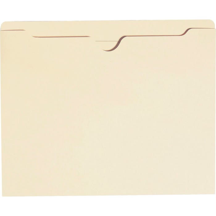 Smead Reinforced File Jacket, Letter Size, Flat, Manila, Pack of 100