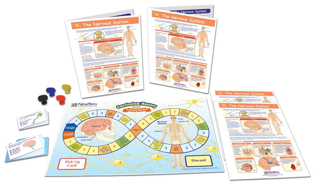 NewPath Learning The Nervous System Learning Center Game, Grades 6 to 10 1567094