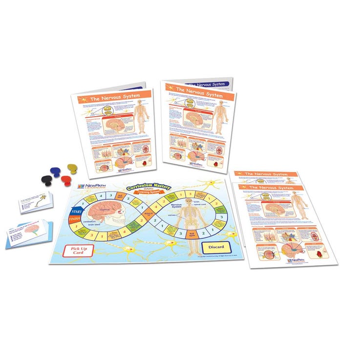 NewPath Learning The Nervous System Learning Center Game, Grades 6 to 10