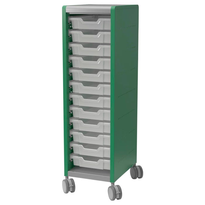 Classroom Select Geode Tall Storage Cabinet, 12 Trays