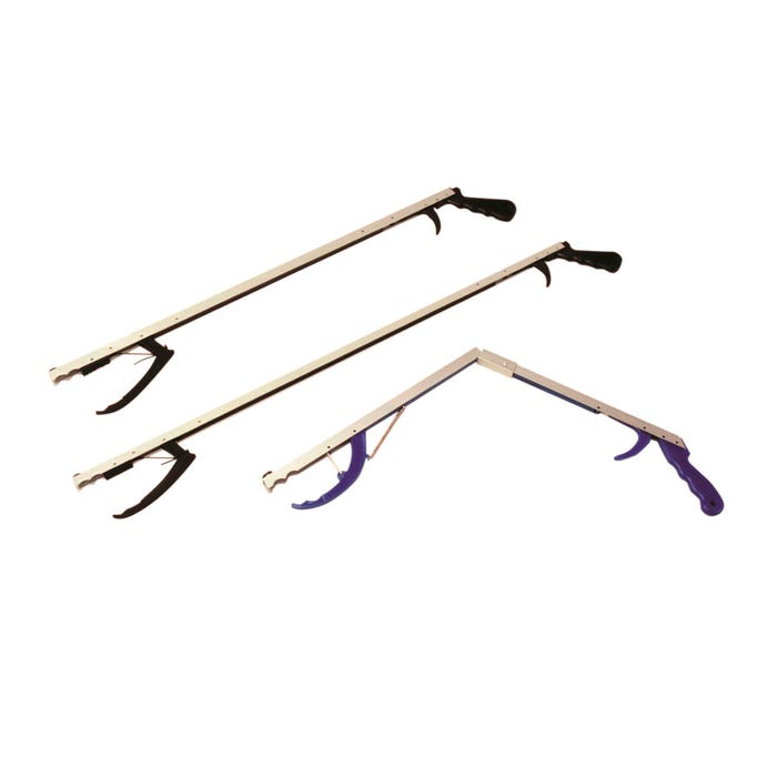 FabLife Reaching Aid, Pistol Grip, Open Jaw, 32 Inches, Folds to 16 Inches